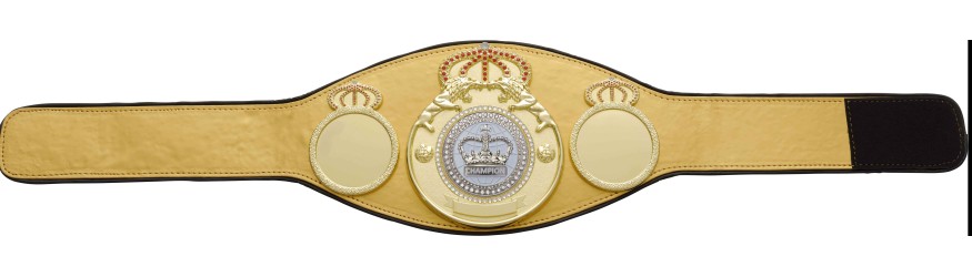 CHAMPIONSHIP BELT PROLION/G/WHTGEMS - AVAILABLE IN 6+ COLOURS CHAMPIONSHIP BELT PROLION/G/WHTGEMS - AVAILABLE IN 6+ COLOURS